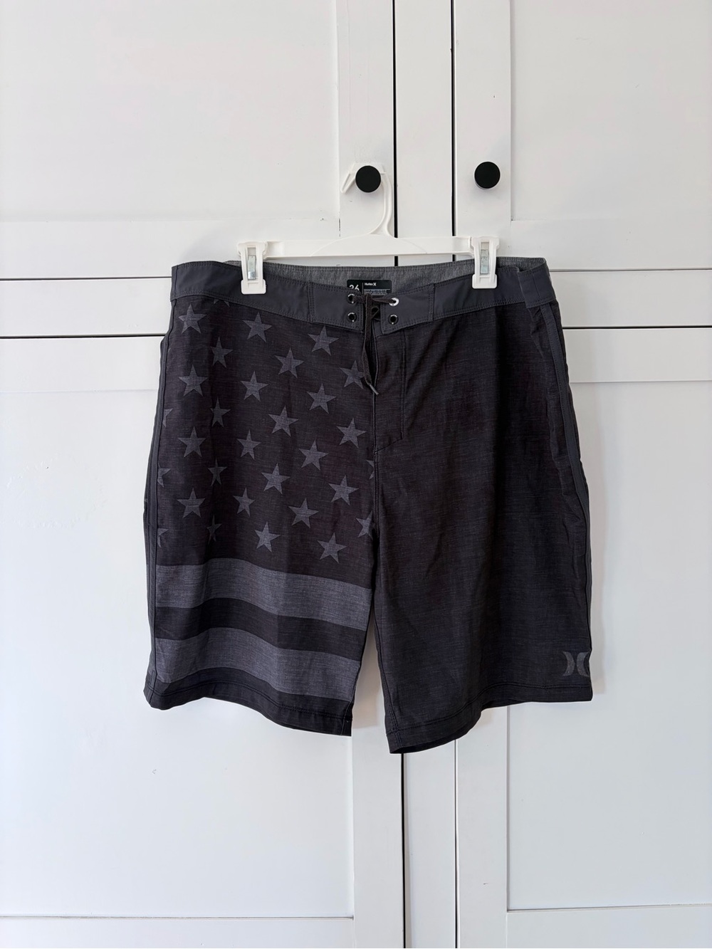 Men’s Hurley Star Americana Phantom Patriot Outseam Board Shorts Size 36